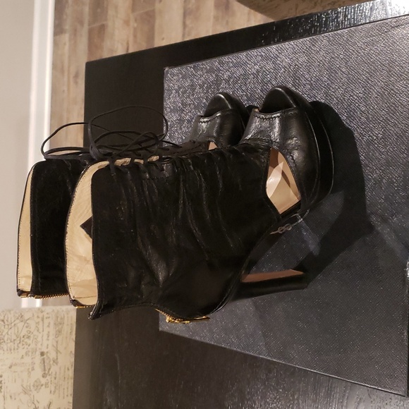 PRADA Lace up platform heels / booties! - Picture 2 of 10